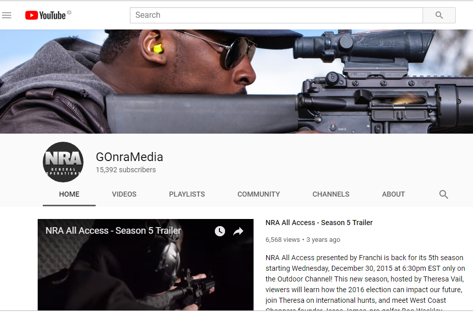 کانال علم تیراندازی ایالات متحده امریکا در یوتیوب